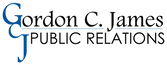 Gordon C. James Public Relations logo